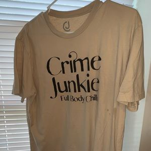 Original Crime Junkie tee shirt
